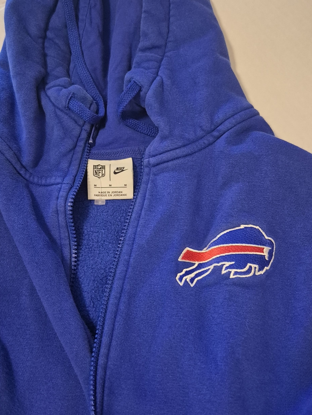 Bills Nike NFL Adult M Royal Blue Buffalo Bills Hooded Zip Jacket